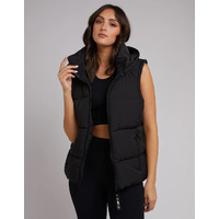 All About Eve Remi Luxe Puffer Vest - Black