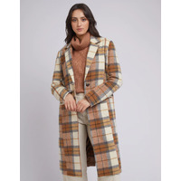 All About Eve Ashton Check Coat - Check