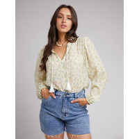All About Eve Maya Floral Shirt - Vintage White