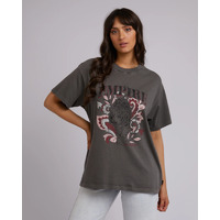 All About Eve Empire Oversized Tee - Charcoal