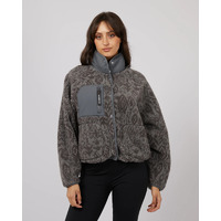 All About Eve Hiker Teddy Jacket - Print