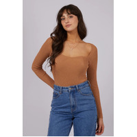 All About Eve Jessa Knit Top - Tan