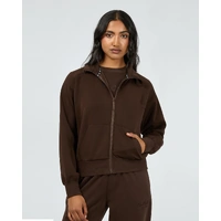 All About Eve Luxe Active Zip Through - Brown