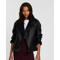 All About Eve Luxe Aviator Jacket