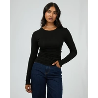 All About Eve Kylie Long Sleeve Top - Black
