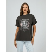 All About Eve Atlas Relaxed Tee - Washed Black