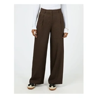All About Eve Romy Wide Leg Pant - Brown
