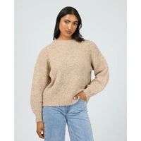 All About Eve Billie Jean Crew - Oat