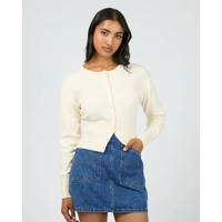 All About Eve Patricia Cardigan - Vanilla