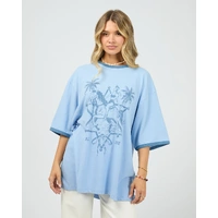 All About Eve Pony Island Tee - Light Blue
