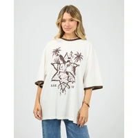 All About Eve Pony Island Tee - Vintage White