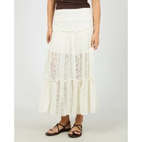 All About Eve Jessie Maxi Skirt - Vintage White