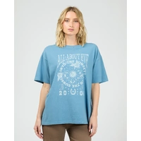 All About Eve Into The Sunset Relaxed Tee - Blue
