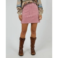 All About Eve Bailey Cord Skirt - Quartz Pink
