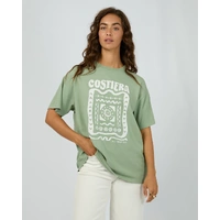 All About Eve Costiera Relaxed Tee - Sage