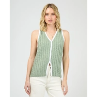 All About Eve Sigrid Top - Sage