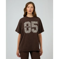 All About Eve Nico Relaxed Tee - Brown