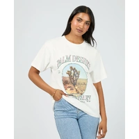 All About Eve Palm Desert Box Tee - Vintage White