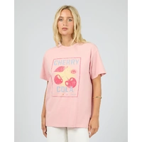 All About Eve Wild Cherry Relaxed Tee - Pale Pink