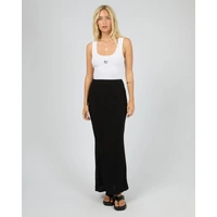 All About Eve Maybelle Slip Skirt - Black