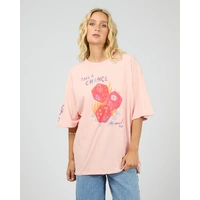 All About Eve Snake Eyes Oversized Tee - Light Pink