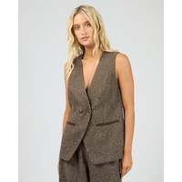 All About Eve Elodie Vest - Brown