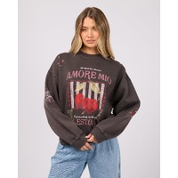 All About Eve Aurora Box Crew - Washed Black