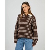 All About Eve Gisella Polo Knit - Brown