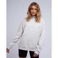 All About Eve Leisure High Neck Sweater - Snow Marle