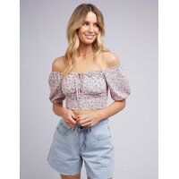 All About Eve Rosa Top - Rosa Print