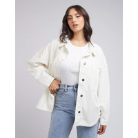 All About Eve Dale Shacket - Vintage White