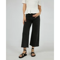 All About Eve Charlie High Rise Wide Leg - Washed Black