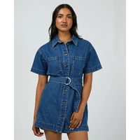 All About Eve Sunny Denim Dress - Heritage Blue
