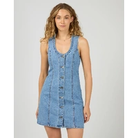 All Abut Eve Peta Mini Dress - Light Blue