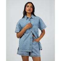 All About Eve Simi Denim Shirt - Light Blue