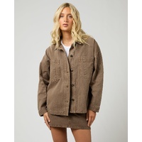 All About Eve Dale Shacket - Cocoa
