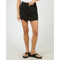 All About Eve Lenni Mini Skort - Washed Black