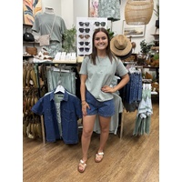 All About Eve AAE Washed Tee - Sage