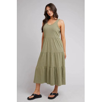 All About Eve AAE Linen Midi Dress - Khaki