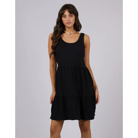 All About Eve Linen Mini Dress - Black
