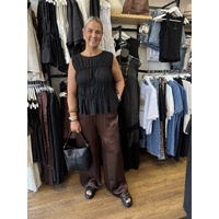 All About Eve Lou Lou Tie Top - Black