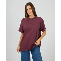 All About Eve Timeless Tee - Wine
