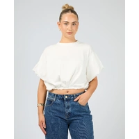 All About Eve Icon Bubble Tee - Vintage White