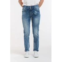 Italian Star Emma No Distressing Jean - Light Wash Denim