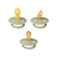 Bibs Try-It Colour Pacifiers 3 Pack Size 1 - Sage