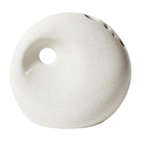 Robert Gordon Eternity Vase - White Crackle the Arrangement