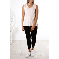 3rd Story Maddison Tank - Blush