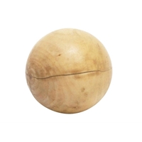 Stoneleigh & Roberson Wooden Deco Ball 12cm - Natural
