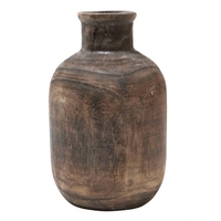 Stoneleigh & Roberson Indali Wooden Vessel 20cm - Black