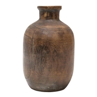 Stoneleigh & Roberson Indali Wooden Vessel 24cm - Black